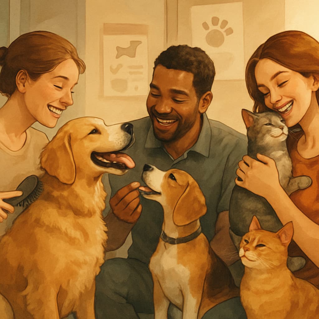 Founder with their dog Sirius